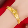 Pulsera de corona dorada chapada en oro para boda, electrochapado al vacío, pulsera abierta de corona de princesa, regalo de fábrica de monedas europeas, venta al por mayor