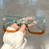 Gafas de Montura de Venta Caliente de Celebridad de Internet en Vivo de Douyin para Mujer con Sensación de Alta Gama Se Pueden Montar Lentes Planos Bloqueadores de Luz Azul para Rostro Desnudo de Hombre