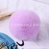 En stock al por mayor 3/4/5 bola de pelo de conejo rex imitación bola de felpa DIY juguete accesorio decorativo para ropa zapatos y sombreros colgante de bolso