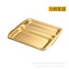 Plato de barbacoa coreano de acero inoxidable 304, rectangular, dorado, para cena, olla caliente, bandeja de buffet para barbacoa
