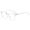 Nuevas gafas cuadradas estilo ins coreano para hombre, decoradas con tachuelas, monturas de gafas de moda únicas y modernas, gafas artísticas sin graduación