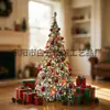 Nuevo Árbol de Navidad para el Hogar Transfronterizo, Plegable y Extensible, Decoración Navideña Portátil para Centros Comerciales, Venta al por Mayor desde el Fabricante