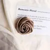 Acessórios de Flor 5cm Flores de Rosa 3D de Cetim Feitas à Mão Presilhas de Cabelo Feitas à Mão DIY, Acessórios para Sapatos e Chapéus, Acessórios para Bolsas, Enfeites de Flor
