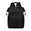 Bolsa de Mamá Rosa de Gran Capacidad Doble Hombro Impermeable Tela Oxford Bolsa para Madre y Bebé Dispensador Lateral de Pañuelos Compartimento Doble Bolsa Térmica para Biberón Mochila