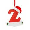 Decoraciones navideñas creativas transfronterizas con 26 adornos de letras, decoraciones navideñas y de Año Nuevo para el hogar