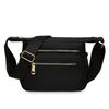 2024 Nueva Bolsa de Tela de Flores Cruzada para Mujer Bolsa de Tela de Nailon Ligera Simple para Mujer Bolsa de Hombro Bajo el Brazo Casual para Madre