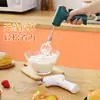 Batedor de Ovos Recarregável, Batedor de Creme para Bolo, Mixer, Batedor de Ovos Elétrico Portátil, Recarregável e Portátil