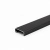 Aleación de aluminio Ranura en U con base pared de fondo de techo línea de cintura línea decorativa metálica línea en U bordeado de capas
