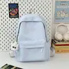 Alto Valor Estético 2026 Nueva Mochila de Nylon Estilo Coreano Serie Mori Mochila Estudiantil Simple Casual Color Sólido Mochila para Viajes