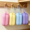 Bolsa de Cosméticos Impermeable Transfronteriza, Bolsa de Almacenamiento de Silicona Simple de Gran Capacidad para Llevar Cosméticos al Salir, con Logo Personalizado
