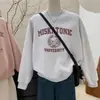 Sudadera con capucha cálida y gruesa de terciopelo, cuello redondo holgada, para mujer, Otoño e Invierno