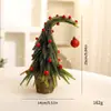 Nuevos Adornos Navideños de Árbol con Cuello Torcido de Amazon Decoración Navideña DIY Adornos de Árbol de Navidad de Codo Planta en Maceta