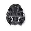 Cardigan Retrô Japonês Estilo Preguiçoso para Homens e Mulheres, Marca Tendência Primavera e Outono Jaqueta Tricô Vintage com Efeito Desgastado com Toque de Luxo
