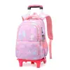 Mochila Escolar con Carrito Modelo Nuevo de Peces Naturales, Set de Tres Piezas para Estudiantes de Primaria, Niños y Niñas, Mochila de Moda de Gran Capacidad, Venta Caliente Dropshipping