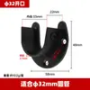 Acessórios para varão de cabide de guarda-roupa espessado, base de suporte para varão de armário, montagem com flange, varão de cabide fixo, acessórios internos de armário