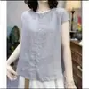 Camiseta de Moda de Alta Gama con Borde Fruncido de Manga Corta para Mujer, Nuevo Estilo 2026, Blusa Juvenil y Elegante para Madres