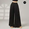 Calça de Dança Moderna Drapeada Dança Moderna Nova Calça de Perna Reta Calça de Perna Larga para Prática de Dança Chinesa