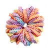 Ins Color Caramelo Cuerda para el Cabello Sin Costuras Anillo para el Cabello Encaje para Mujer Goma Pequeña de Alto Valor de Color Accesorios para el Cabello de Niños Venta al por Mayor