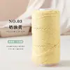 Hilo de Algodón Hueco Teñido Degradado con Lentejuelas e Hilos Plateados para Tejer DIY, Hilo de Hilo de Mariposa Plateado de 2 mm para Bolsos y Sombreros