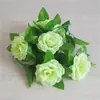 Atacado do Fabricante Trepadeiras de Rosas Simuladas, Tiras de Rosas, Trepadeiras de Flores Artificiais, Decoração de Casamento Trepadeiras Planas Grandes