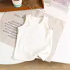 Chaleco de Algodón Puro para Niños, Pijama para Niños, Ropa Interior de Verano para Bebés Niñas, Top sin Mangas para Niños Mayores