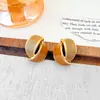Pendientes de Trébol de Cuatro Hojas Maillard de Aguja de Plata Estilo Hong Kong Retro Elegantes Pendientes para el Trabajo Moda Femenina Lujo Ligero Pendientes de Gama Alta