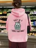 Talla Europea Transfronteriza Talla Europea Otoño e Invierno Ropa Europea y Americana Sudadera con Capucha de Manga Larga Superior Estampado de Dibujos Animados