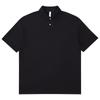 Ropa para Hombre Utr 275g Polo Paul de Peso Pesado para Hombre Verano Retro Americano Holgado Talla Grande Camiseta de Algodón Puro con Cuello
