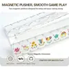 Empujador de mahjong acrílico transfronterizo, organizador de tarjetas de mahjong estilo americano, soporte para empujador de mahjong y otros accesorios para juegos de mahjong y cartas - al por mayor