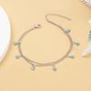 Ins Diseño de Nicho Tobillera Plegable de Perla para Mujer Venta al por Mayor Simple Estilo Frío Joyería de Metal y Perla Tendencia al por Mayor