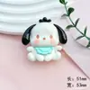 Anjo de desenho animado cachorro branco Sanrio resina diy acessórios de joias cola creme patch para capa de celular material atacado