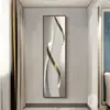 Arte Lineal Abstracto Vestíbulo Pintura Decorativa Minimalismo Italiano Sensación de Alta Gama Escaleras Pasillo Vestíbulo Arte de Pared Vertical