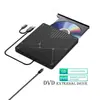 Gravador 7 em 1, Design de Carta Pequena, Gravador de DVD/CD de Carta Multifuncional com Inserção de Cartão Externo, 7 em 1 USB3