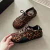Zapatillas Deportivas Casuales Alemanas Feas Lindas para Mujer 2026 Otoño/Invierno Bloque de Color con Cordones Suela Gruesa Zapatillas Deportivas Casuales Gamuza Punta Redonda Zapatos de Tabla