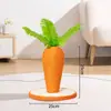 Marco de Escalada Vertical para Gatos con Tabla Rascadora de Sisal, Duradero y que No Suelta Pelo, Rascador para Gatos con Forma de Hongo y Zanahoria