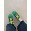 Versión de Piel de Oveja~Zapatillas de Piel Genuina con Aumento Oculto de Altura de 4 cm, Zapatos Deportivos Casuales Versátiles para Mujer, Zapatos de Entrenamiento Alemanes Retro con Punta Cuadrada y Cordones