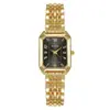 Popular set de reloj y joyería para mujer, de alta gama, lujo ligero, reloj cuadrado pequeño de nicho para mujer, reloj de pulsera de moda francesa para mujer