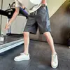 Pantalones Cortos Rayados de Secado Rápido para Hombre, Verano Finos Deportivos de Baloncesto Casuales, Estilo Americano Holgados para Playa, Pantalones de Cinco Puntos para Uso al Aire Libre