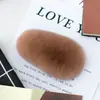 Pinza para el Cabello de Pelo de Conejo Rex Real, Accesorio para el Cabello de Piel, Pinza Grande de Peluche Bb, Horquilla de Pelo de Piel con Estampado de Leopardo, Accesorio para el Cabello de Pinza Lateral, Exquisito