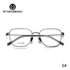 Gafas Geniales de Madera, Retro y a la Moda, Versátiles y Fáciles de Combinar, Monturas de Gafas Que Pueden Traer Buena Suerte, Monturas Cuadradas Que Hacen que la Cara Se Vea Más Pequeña