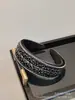 Faixa de Cabeça Larga Feita à Mão com Strass Resistente, Grampo de Esponja Exquisito e Luxuoso, Acessório de Cabelo para Viagem Diária e Fotos