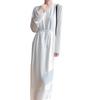 Vestido Longo Feminino Novo Estilo Primavera/Verão 2026, Gola Redonda, Comprimento Médio Acima do Joelho, Estilo Fino com Proteção Solar, Vestido Longo Elegante e Versátil
