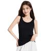 Camisole Versátil de Verão e Primavera, Estilo Solto Preguiçoso, Camada Base para Mulheres, Adequada para Usar Fora, Top sem Mangas que Cobre o Corpo