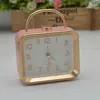 Comercio Exterior Versión Coreana del Reloj Despertador Pequeño de Bolsillo Fufu de Leche Reloj de Mesita de Noche para Estudiantes Papelería de Escritorio para Estudiantes Regalos para Empresas