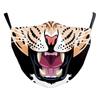 Fábrica de Impresión Digital de Máscaras de Todos los Santos Máscara Facial Animal Tigre Máscara Colgante de Oreja Doble Capa Filtro Insertable Máscara de Vida
