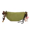 Bolso de Hombro Casual Simple de Color Sólido para Mujer 2025 Nuevo Versátil Moda Estilo Coreano Bolso de Axila Estilo Dumpling Bolso de Mujer