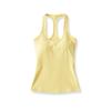 Chaleco de Tirantes Deportivo Transparente con Escote en V y Acolchado en el Pecho para Mujer, Ropa Exterior Sexy de Nicho, Delgado, Color Puro, Base