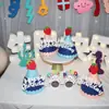 Sombrero de Cumpleaños Celebridad de Internet ins Niña Niño Niños Adulto Sombrero de Cumpleaños Princesa Fiesta de Cumpleaños Decoración de Pastel