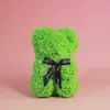 Oso de Rosas de 25 cm Regalo para el Día de San Valentín, Día de la Madre, Cumpleaños Admite Procesamiento Personalizado Arte Floral Flores Eternas Flores Hechas a Mano