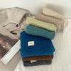 Contendo lã ~ novo cachecol macio e glutinoso de cor sólida, tipo cashmere, cachecol quente de inverno, temperamento sul-coreano, tricô por atacado
